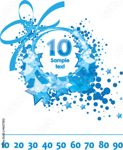 Greetings card, congratulatory template