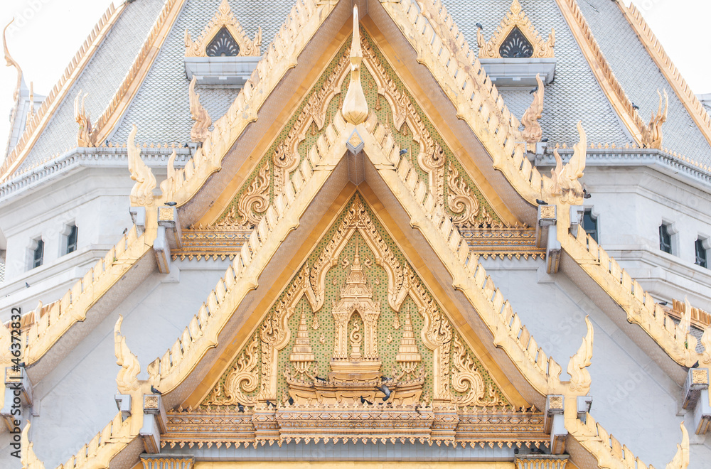 Roof detail of Wat Sothon