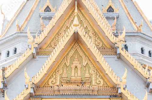 Roof detail of Wat Sothon photo