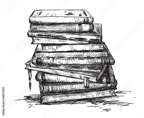a pile of books