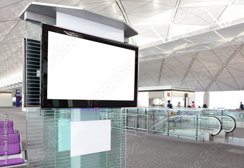 LCD TV at airport