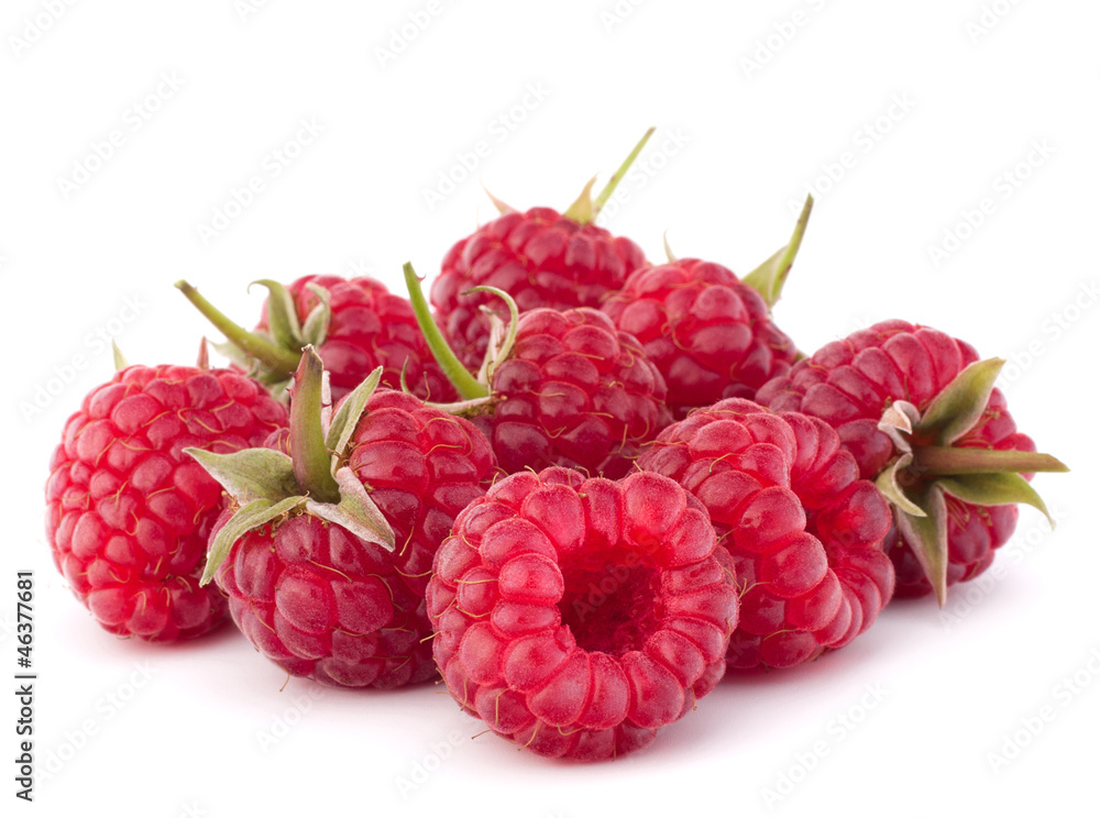 Ripe raspberries