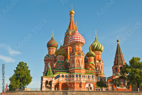 Intercession Cathedral on Red Square in Moscow, Russia