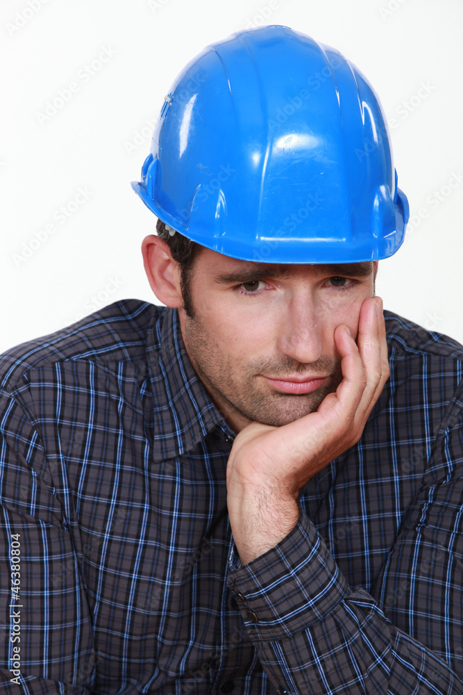Upset handyman Upset handyman