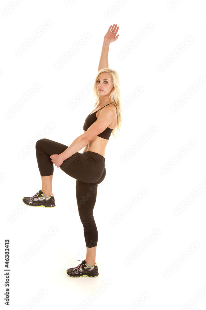 pull leg up stretch
