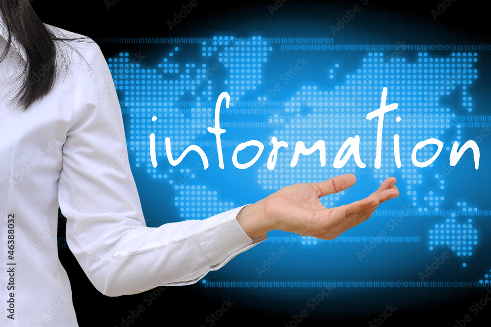 working women hand holding information working women hand holding information