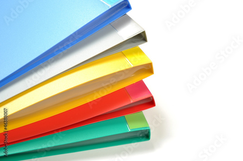 Wallpaper Mural Color file folders isolated Torontodigital.ca