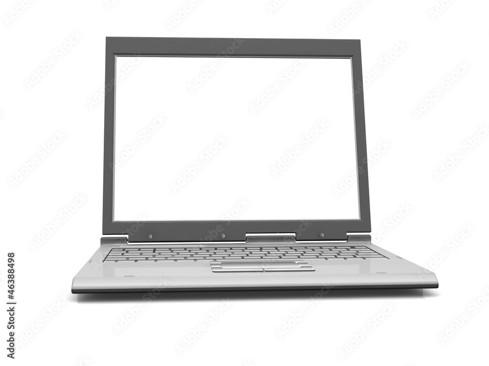 Professional Laptop isolated on white with empty space Professional Laptop isolated on white with empty space