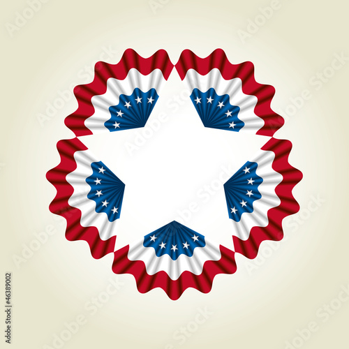 Coccarda bandiera USA - cockade USA flag