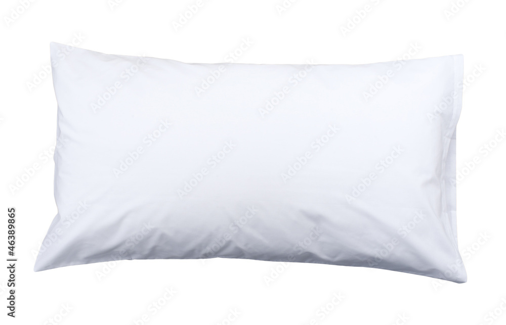 healthy pillow to support your neck isolates on white healthy pillow to support your neck isolates on white