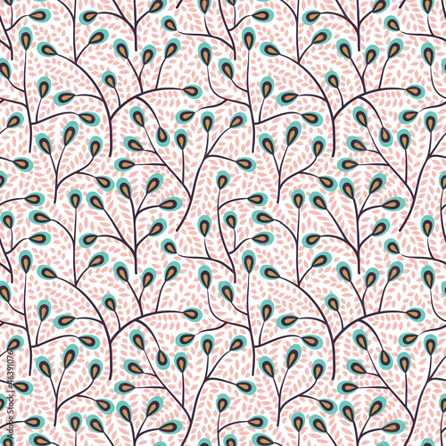 Forest seamless pattern