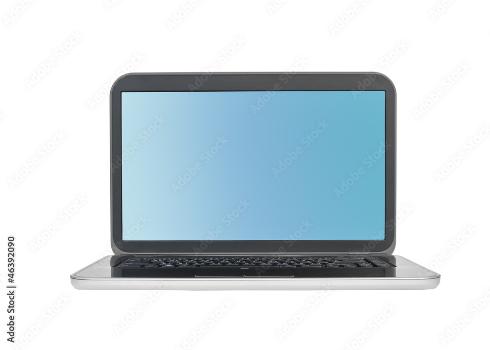 Laptop isolated on white Laptop isolated on white