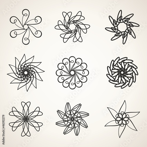 Set of abstract elemets
