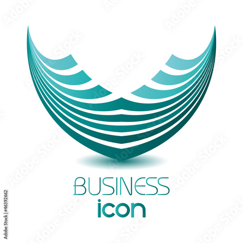 abstract business icon