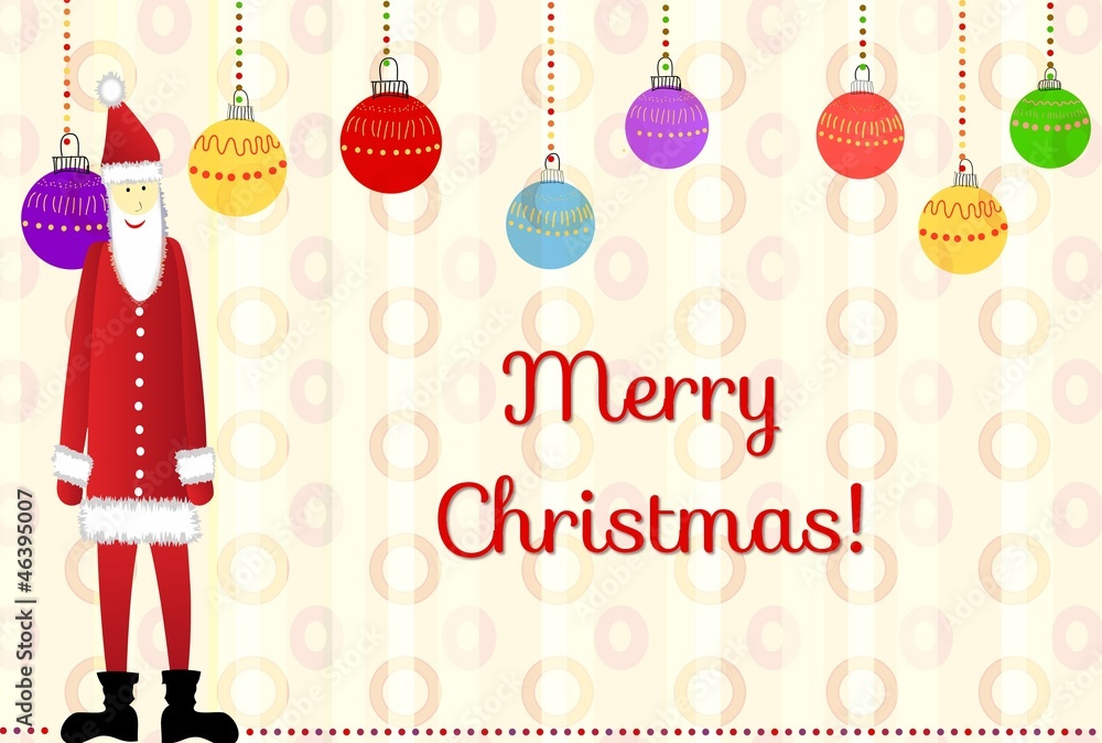 Naklejka premium Merry Christmas