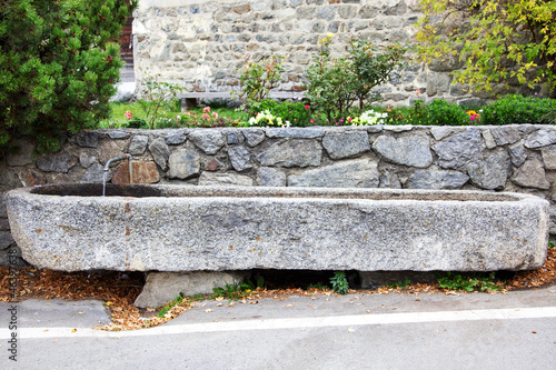 Granite water trough