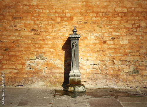 Small fountain background photo