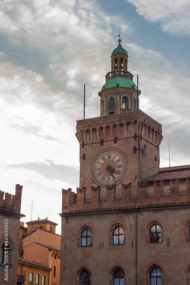 Cityscape of Bologna Italy
