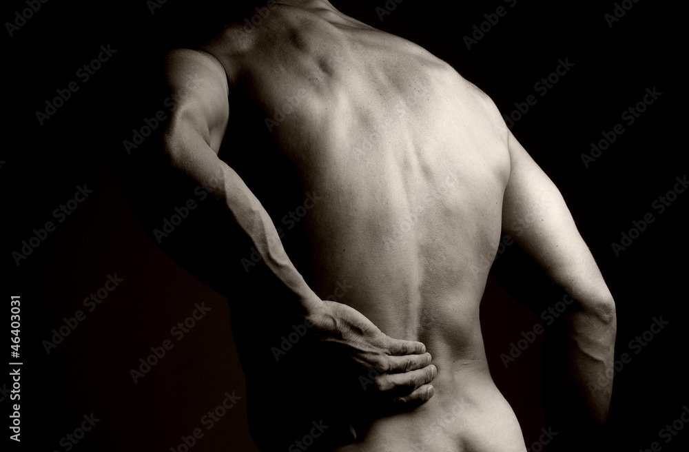 Fototapeta premium Muscular Man with Backache