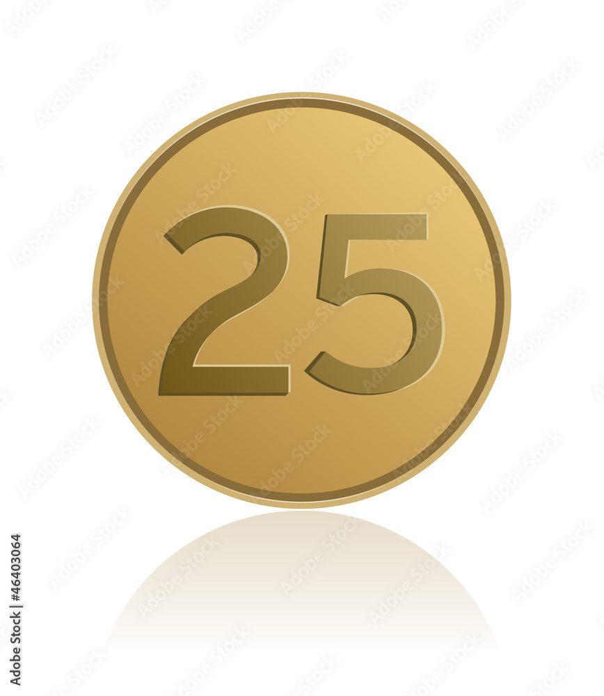 Obraz premium 25 Coin