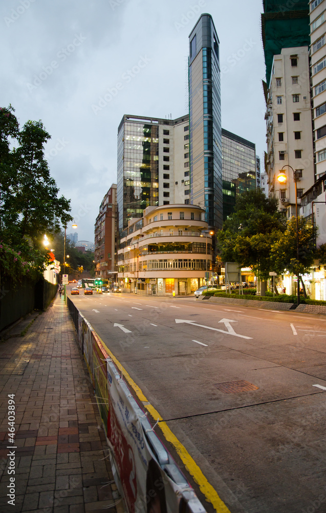 Fototapeta premium Street in Hong Kong