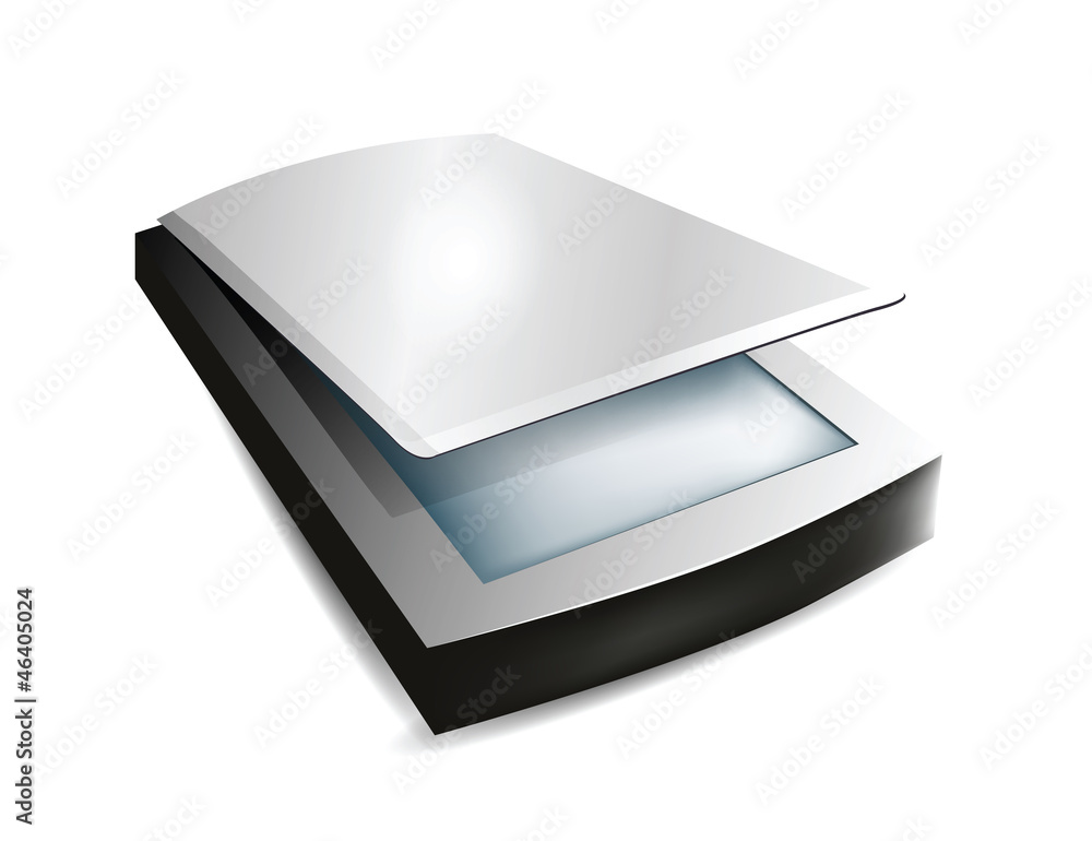 Scanner Isolated on White Background Scanner Isolated on White Background