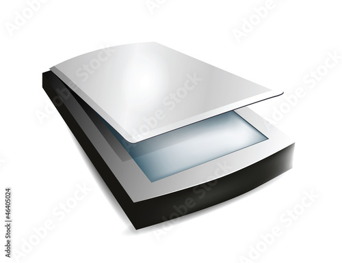 Scanner Isolated on White Background