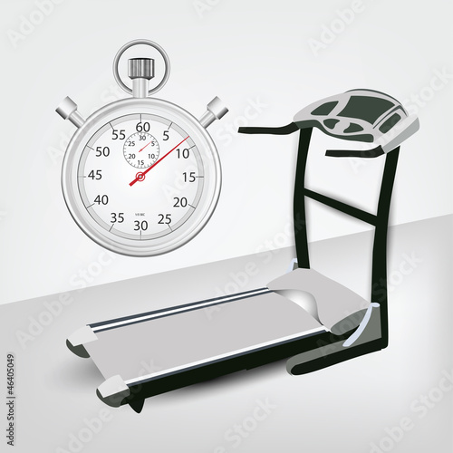 Fitness machine with Timer