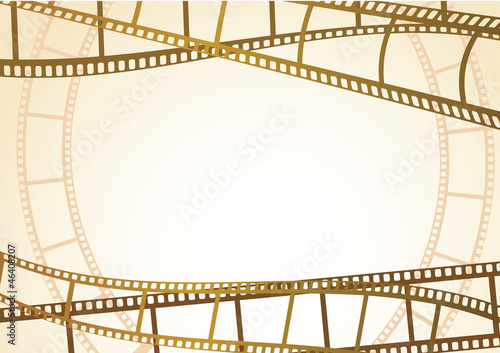 Film strip vector background