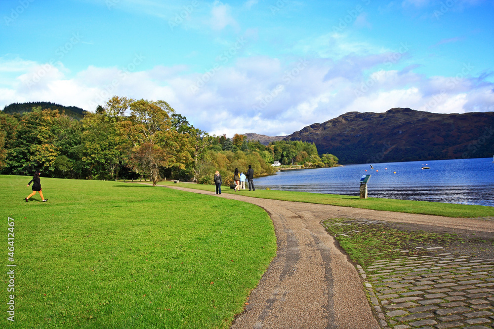 Loch Lomond in October, Scotland, UK Loch Lomond in October, Scotland, UK