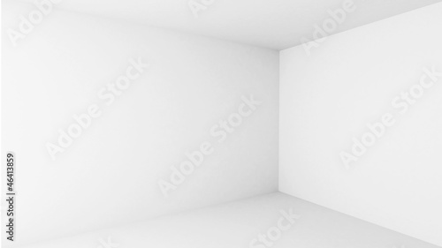 Wallpaper Mural Abstract architecture background. Empty white room interior Torontodigital.ca