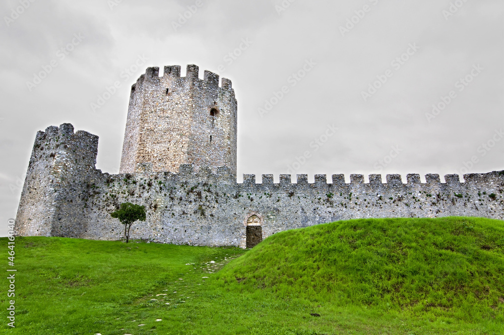 Medieval era castle in South Europe