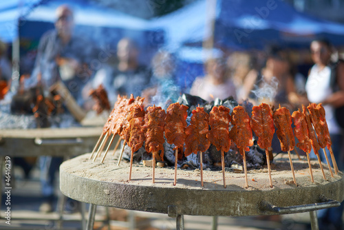 Latin grill at a festival