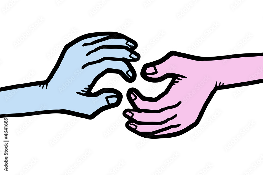 Fototapeta premium Friends hands