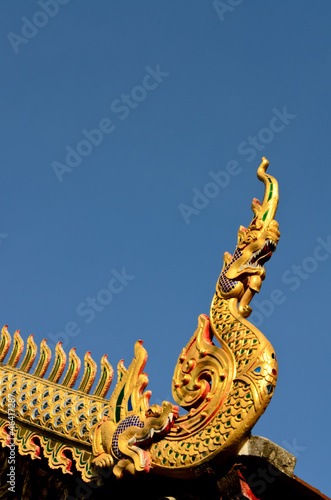roof of buddhist temple