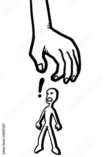 Hand exclamation puppet