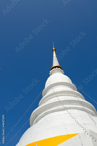 pagada in Buddhist temple in Chiang Mai