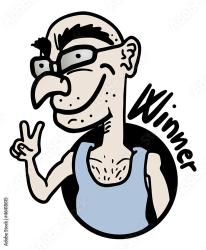 Winner joke old man