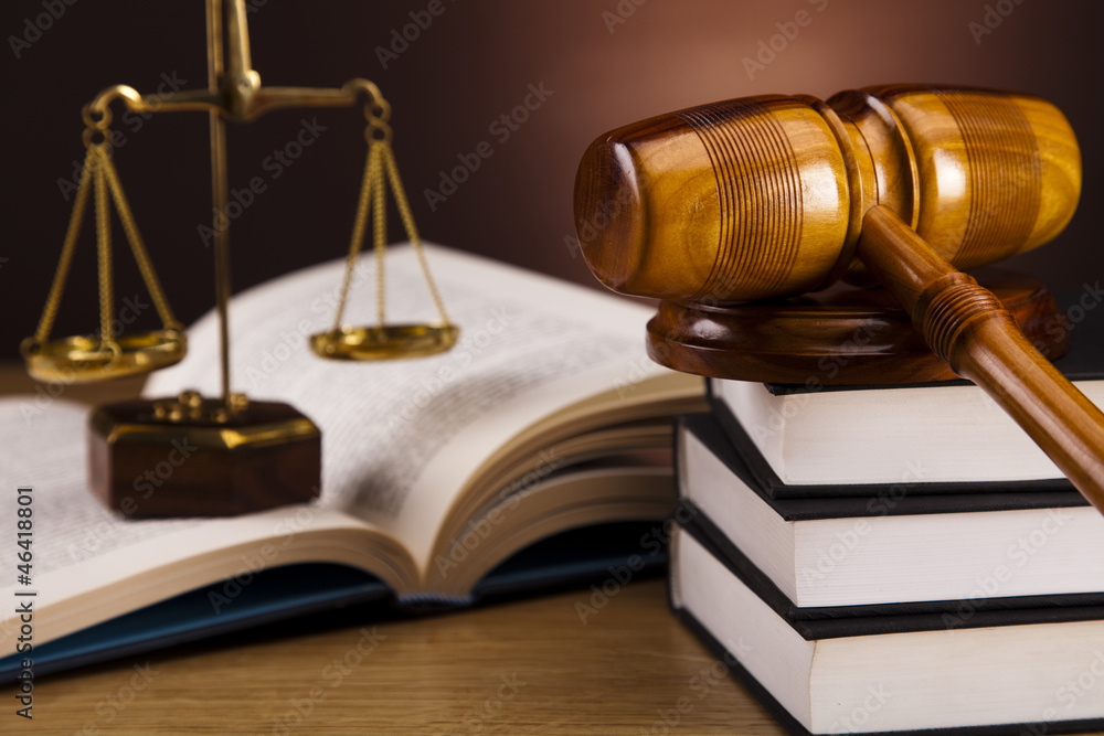 Law and justice concept, wooden gavel Law and justice concept, wooden gavel
