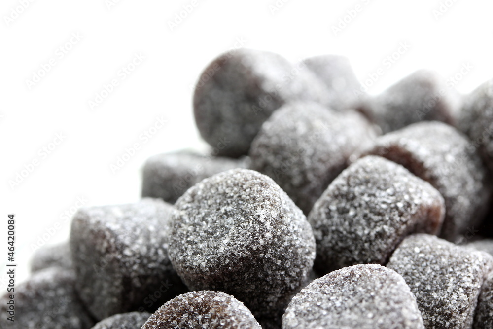 Fotografia salty licorice drops