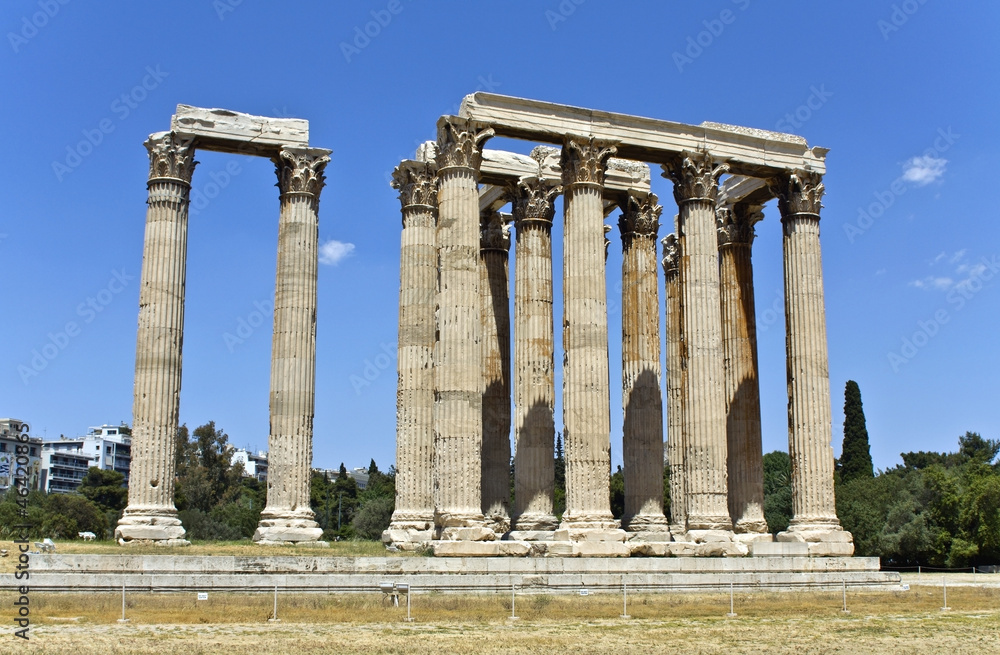 Temple of the Olympian Zeus at Athens, Greece