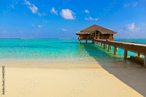 Tropical beach at Maldives