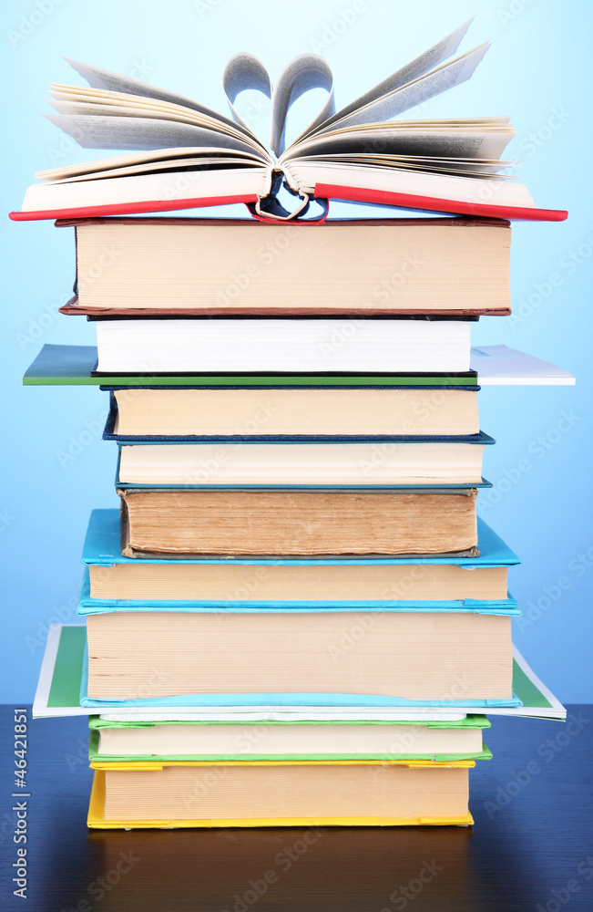Stack of interesting books and magazines Stack of interesting books and magazines