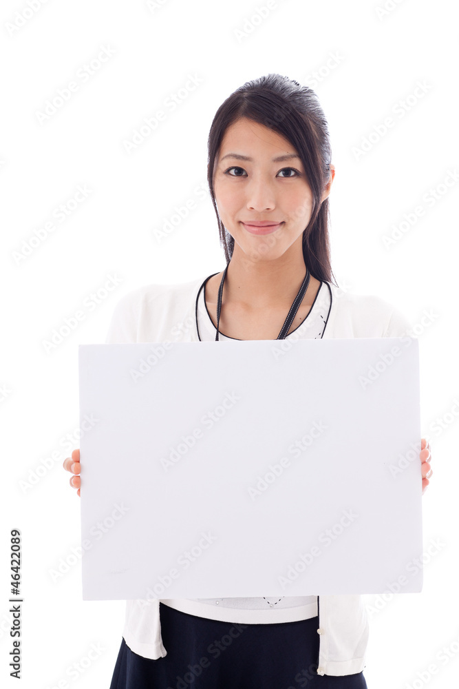 attractive asian businesswoman on white background attractive asian businesswoman on white background