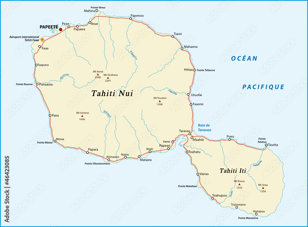 Naklejka premium Tahiti