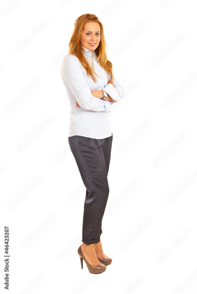 Full length of businesswoman Full length of businesswoman