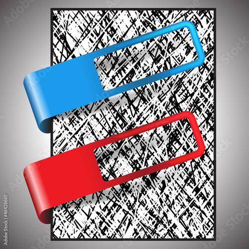 Set of Colorful Vector Sample stickers for various options