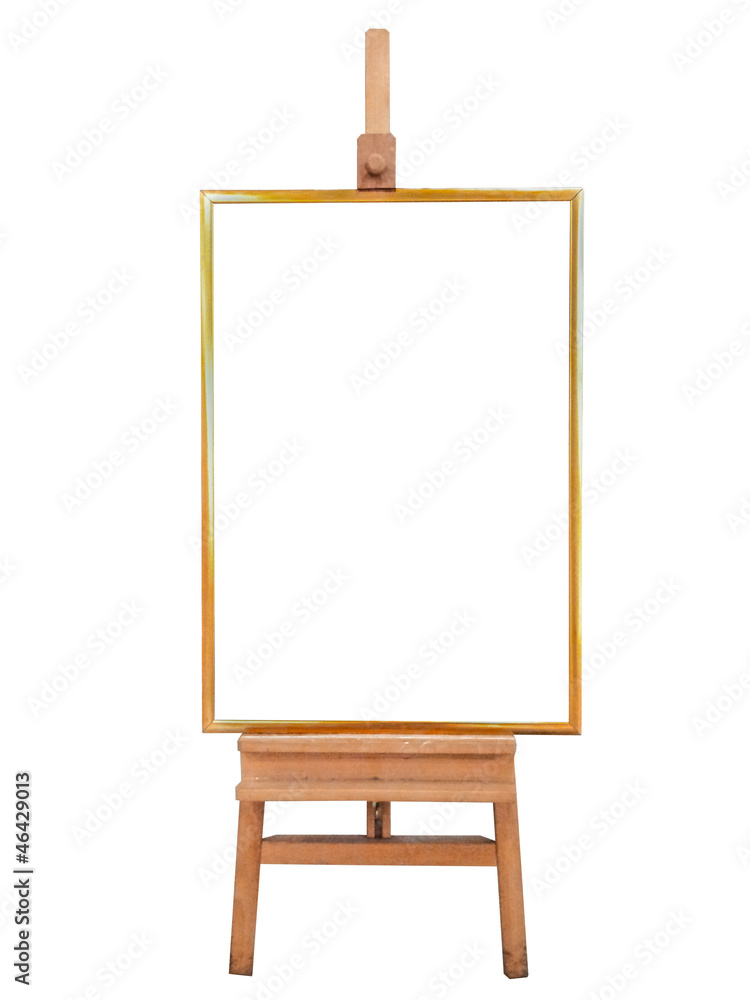 Empty notice board isolated on white Empty notice board isolated on white