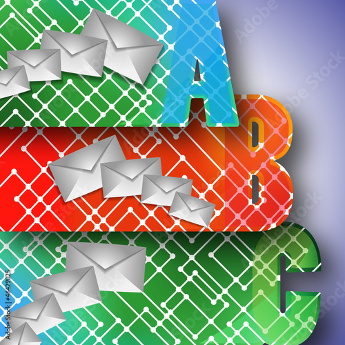 Set of Colorful Vector Sample stickers for various options  with