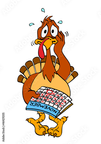 Nervous Thanksgiving Turkey
